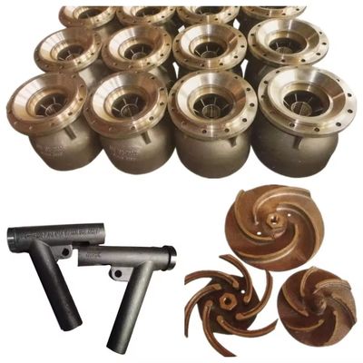 Customized Yellow Copper Brass Bronze Casting Parts For Hardware Machinery