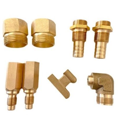 Precision Pump Valve Machine Parts with Customized Sizes Bronze Copper Brass Casting