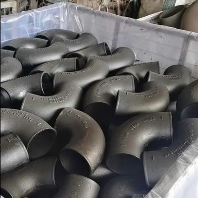 Customized Color Sand Casting Components Iron Pipe Fittings Erosion Resistant