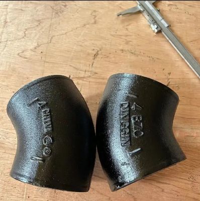 Customized Color Sand Casting Components Iron Pipe Fittings Erosion Resistant