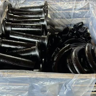 Customized Color Sand Casting Components Iron Pipe Fittings Erosion Resistant