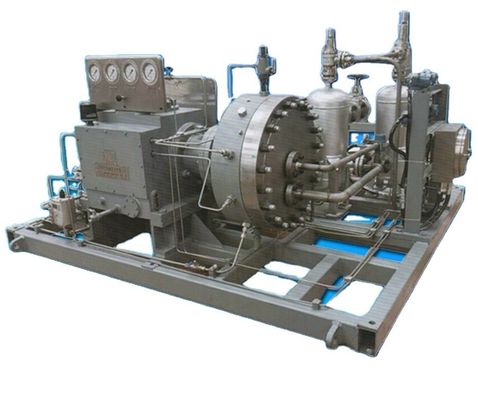 Diaphragm Compressor Gas Air Hydrogen 55kw Hydrogen High Working Efficiency Inlet 2mpa Discharge Flow 240nm3/h H2